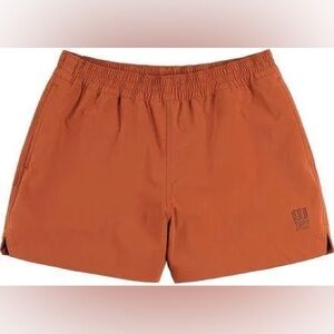 Topo Designs Global Shorts Size Medium Burnt Orange